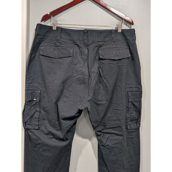 Nike SB Kearny Cargo Pants Men's Sz 38 Black Skate Ripstop Straight Leg - Picture 14 of 16